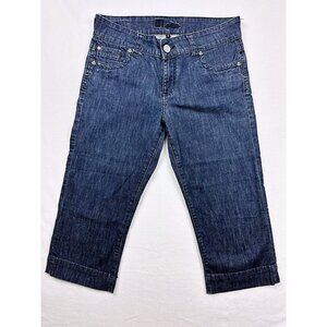 Kut From The Kloth size 8 Jeans Capri Dark Wash KF035MB2